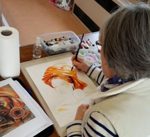 wilbarston art club watercolour